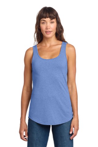 Women's Perfect Tri Relaxed Tank - District DT151, ready for custom embroidery or printing