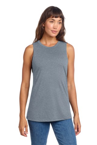 Women's Perfect Tri Muscle Tank - District DT153, ready for custom embroidery or printing