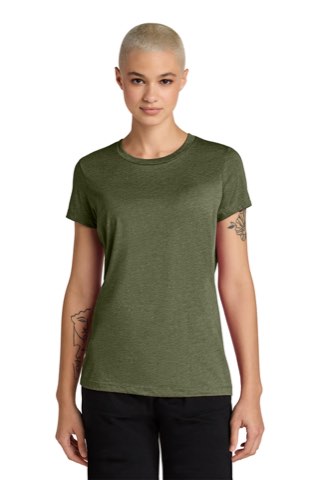 Women's Perfect Weight CVC Tee - District DT188, ready for custom embroidery or printing