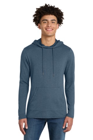 Featherweight French Terry Hoodie - District DT571, ready for custom embroidery or printing