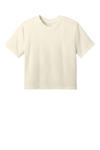 Women's Heavyweight Boxy Very Important Tee - District DT6066, ready for custom embroidery or printing