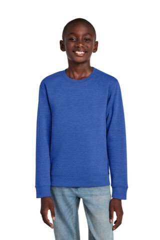 Youth V.I.T. Fleece Crew - District DT6104Y, ready for custom embroidery or printing