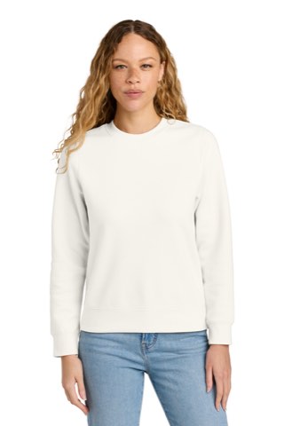 Women's V.I.T. Fleece Crew - District DT6105, ready for custom embroidery or printing