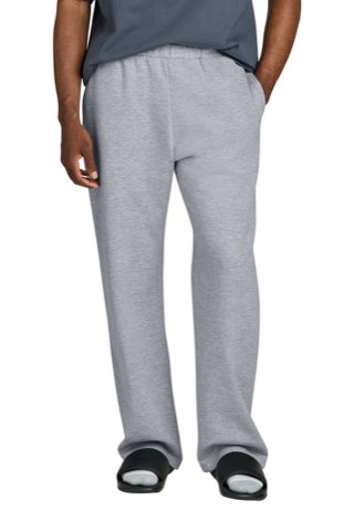 V.I.T. Fleece Open-Bottom Sweatpant - District DT6117, ready for custom embroidery or printing