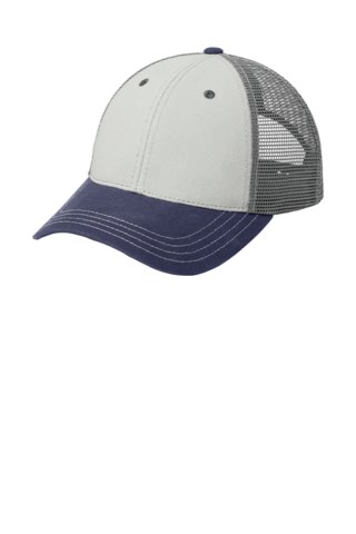 Tri-Tone Mesh Back Cap - District DT616, ready for custom embroidery or printing