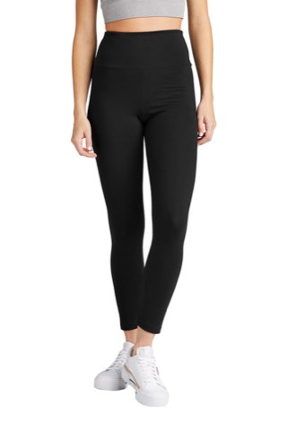 Women's Flex High-Waist Legging - District DT7510, ready for custom embroidery or printing
