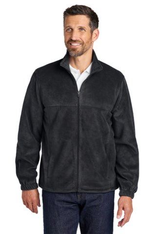 Plush Fleece Full-Zip Jacket - Port Authority F190, ready for custom embroidery or printing