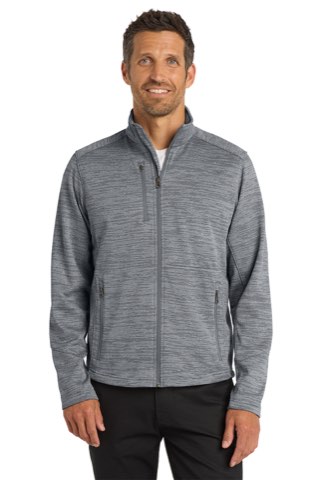 Digi Stripe Fleece Jacket - Port Authority F231, ready for custom embroidery or printing