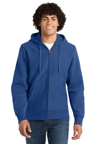 Super Heavyweight Full-Zip Hooded Sweatshirt - Sport-Tek F282, ready for custom embroidery or printing