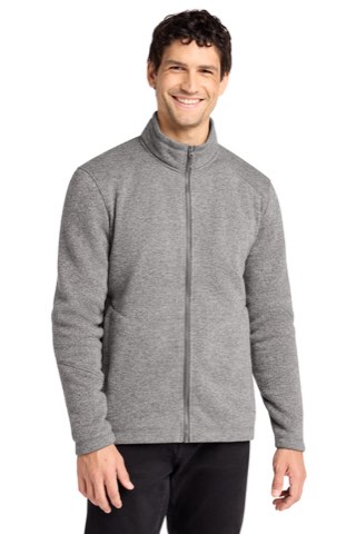 Arc Sweater Fleece Jacket - Port Authority F428, ready for custom embroidery or printing