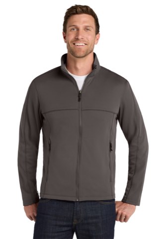 Collective Smooth Fleece Jacket - Port Authority F904, ready for custom embroidery or printing