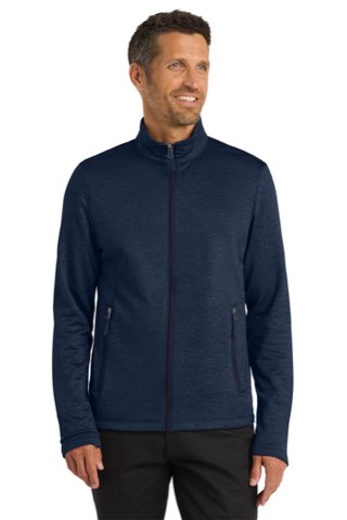 Collective Striated Fleece Jacket - Port Authority F905, ready for custom embroidery or printing