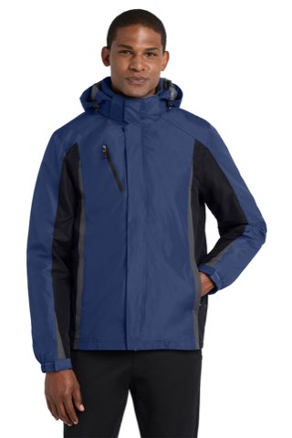 Colorblock 3-in-1 Jacket - Port Authority J321, ready for custom embroidery or printing