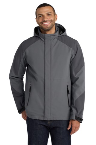 Insulated Waterproof Tech Jacket - Port Authority J405, ready for custom embroidery or printing