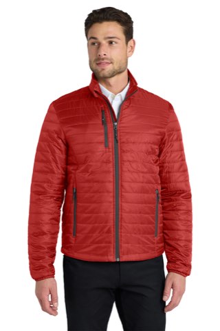 Packable Puffy Jacket - Port Authority J850, ready for custom embroidery or printing