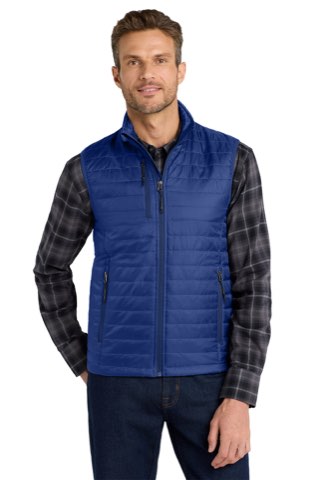 Packable Puffy Vest - Port Authority J851, ready for custom embroidery or printing