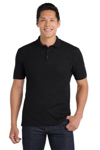 Core Classic Pique Pocket Polo - Port Authority K100P, ready for custom embroidery or printing