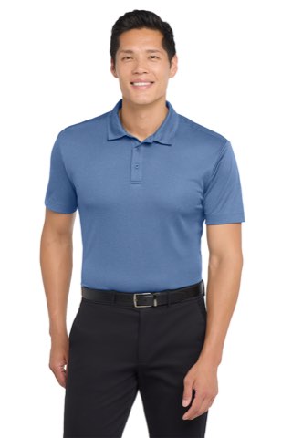 Heathered Silk Touch Performance Polo - Port Authority K542, ready for custom embroidery or printing