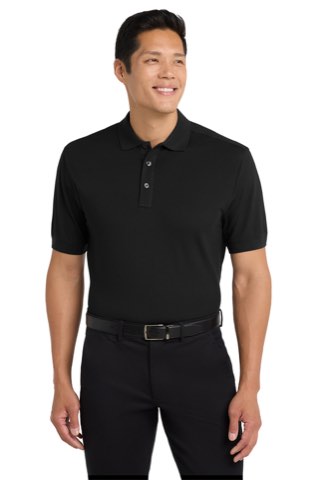 Stretch Pique Polo - Port Authority K555, ready for custom embroidery or printing