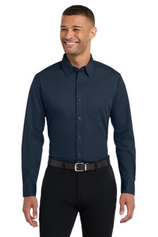 Dimension Knit Dress Shirt - Port Authority K570, ready for custom embroidery or printing