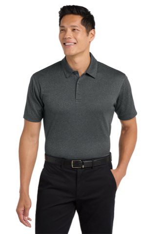 Trace Heather Polo - Port Authority K576, ready for custom embroidery or printing