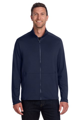 Accord Stretch Fleece Full-Zip - Port Authority K595, ready for custom embroidery or printing
