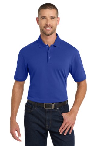 EZCotton Polo - Port Authority K8000, ready for custom embroidery or printing