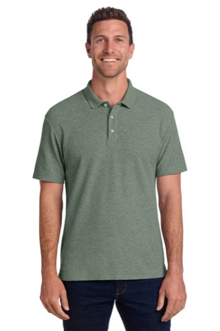 C-FREE Cotton Blend Pique Polo - Port Authority K867, ready for custom embroidery or printing
