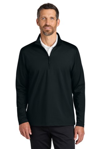 C-FREE Double Knit 1/4-Zip - Port Authority K880, ready for custom embroidery or printing
