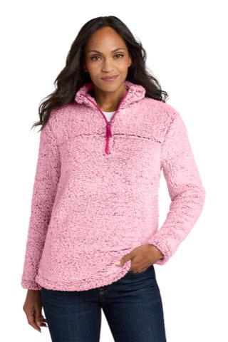 Women's Cozy 1/4-Zip Fleece - Port Authority L130, ready for custom embroidery or printing