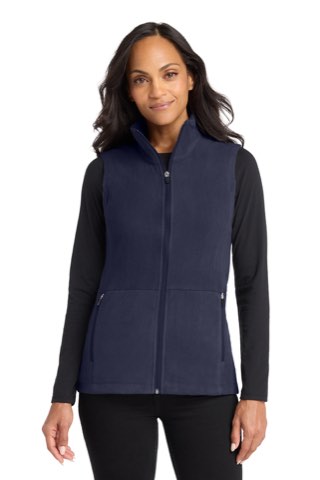 Women's Accord Microfleece Vest - Port Authority L152, ready for custom embroidery or printing