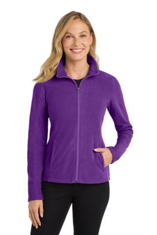 Women's Microfleece Jacket - Port Authority L223, ready for custom embroidery or printing
