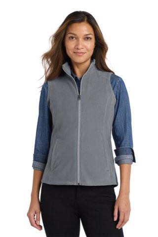 Women's Microfleece Vest - Port Authority L226, ready for custom embroidery or printing