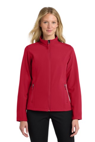 Women's Core Soft Shell Jacket - Port Authority L317, ready for custom embroidery or printing