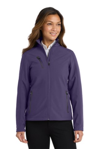 Women's Welded Soft Shell Jacket - Port Authority L324, ready for custom embroidery or printing