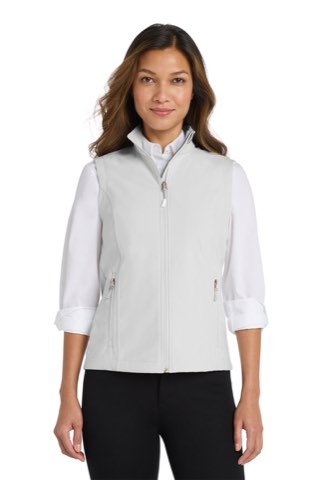Women's Core Soft Shell Vest - Port Authority L325, ready for custom embroidery or printing