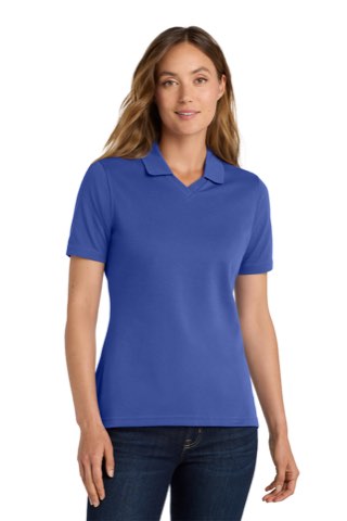 Women's Rapid Dry Polo - Port Authority L455, ready for custom embroidery or printing
