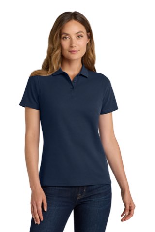 Women's Stain-Release Polo - Port Authority L510, ready for custom embroidery or printing