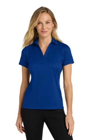 Women's Performance Fine Jacquard Polo - Port Authority L528, ready for custom embroidery or printing