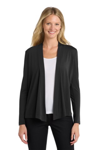 Women's Concept Open Cardigan - Port Authority L5430, ready for custom embroidery or printing