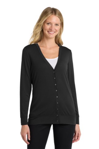 Women's Concept Cardigan - Port Authority L545, ready for custom embroidery or printing