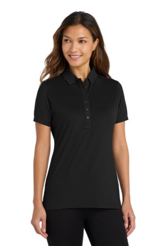 Women's Stretch Pique Polo - Port Authority L555, ready for custom embroidery or printing