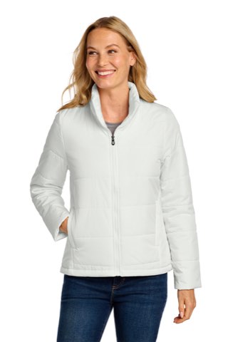 Women's Puffer Jacket - Port Authority L852, ready for custom embroidery or printing