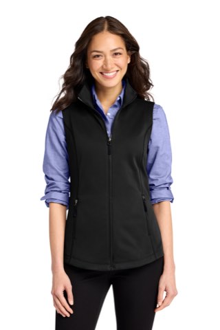 Women's Collective Smooth Fleece Vest - Port Authority L906, ready for custom embroidery or printing