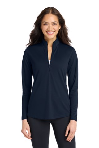 Women's Dry Zone UV Micro-Mesh 1/4-Zip - Port Authority LK112, ready for custom embroidery or printing
