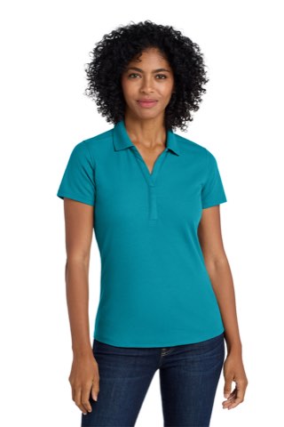 Women's EZPerformance Pique Polo - Port Authority LK600, ready for custom embroidery or printing