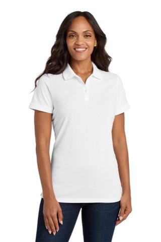 Women's EZCotton Polo - Port Authority LK8000, ready for custom embroidery or printing