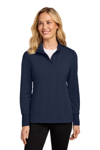 Women's Fairway Stretch 1/4-Zip - Port Authority LK829, ready for custom embroidery or printing