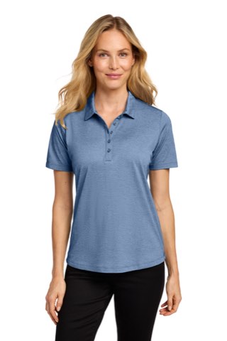 Women's Fine Pique Blend Polo - Port Authority LK830, ready for custom embroidery or printing