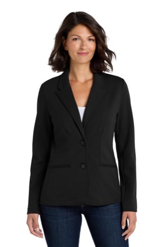 Women's Knit Blazer - Port Authority LM2000, ready for custom embroidery or printing